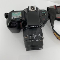 Nikon N70 SLR Film Camera 35mm Vintage Includes Film Batteries 100% Working - $86.38