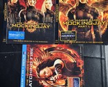 LOT OF 3: The Hunger Games+ Mockingjay Part 1 +PART2 + (SLIPCOVER ONLY) ... - £5.44 GBP
