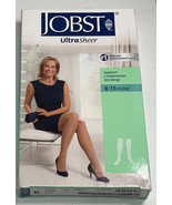 JOBST Ultra Sheer Support Compression Stockings 8-15mmHg* SILKY BEIGE 4.... - £14.06 GBP