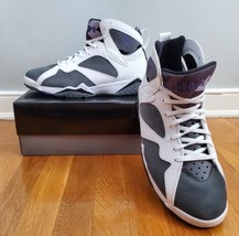 Air Jordan 7 Retro Flint White/Varsity Purple (2021) Men&#39;s Size 12 CU930... - $149.99