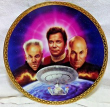 1995 Star Trek Generations Ultimate Confrontations Plate Hamilton 4442B - £15.13 GBP