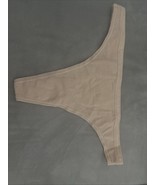 Victoria&#39;s Secret cotton blend thong panty logo waist classic M nude bei... - €12,75 EUR