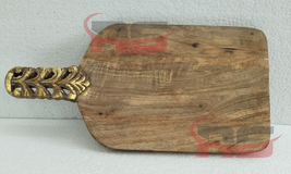 20 x 10 (inch) Rectangular Wooden Heavy Cutting Chopping Board Mango Wood - £33.92 GBP
