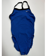 NIKE Training One Piece Swimsuit girls size 26/10 Blue - $15.00