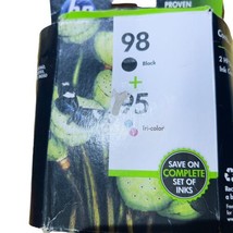 HP 98/95 Combo Pack Tri-Color/Black Ink Cartridge Outdate Sealed Box Dam... - £35.98 GBP