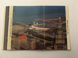Vintage Matchbook Cover Matchcover Full Length Cleveland Air Taxi Helico... - £3.15 GBP