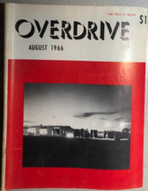 OVERDRIVE vintage Trucking Magazine  August 1966 - £39.56 GBP