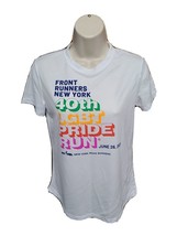 2021 NYRR Front Runners New York 40th LGBT Pride Run Womens Medium White Jersey - £13.99 GBP