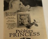 The People’s Princess TNT Tv Guide Print Ad  TPA17 - $5.93
