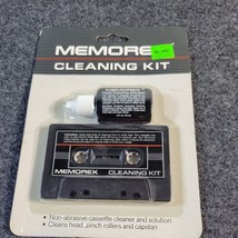 Memorex Safeguard System Cassette Cleaning Kit Heads, Pinch Rollers, Cap... - £6.42 GBP