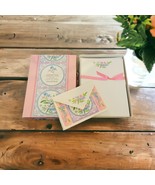 Regal Lavender ‘n Lace Boxed Stationary Floral Pastel Cards Sheets Envel... - $353.75 MXN