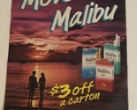 1989 Malibu Cigarettes Vintage Print Ad Advertisement pa19 - $7.91