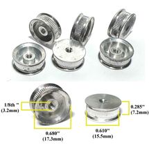 3pr Vtg. TRADESHIP USA 1/24 1/32 Slot Car ALUMINUM WHEELS 5/40 Thread 15... - $10.99