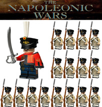 21pcs Napoleonic Total Wars Officers &amp; Russian Line Infantry Minifigure ... - £24.17 GBP