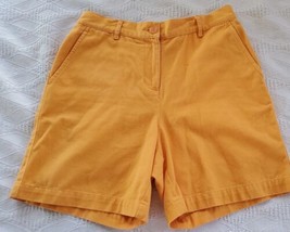 Lauren Ralph Lauren Orange Cotton Shorts Misses Size 4P - £15.50 GBP