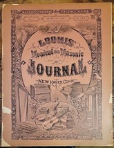 1898 Loomis - Musical &amp; Masonic Journal - New Haven Ct. (C.M.Loomis) - £29.71 GBP