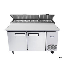 Atosa USA MPF8202GR 67&quot; Two Section Refrigerated Pizza Prep Table, Free ... - $3,984.00