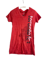 adidas Toronto FC Women&#39;s Red Split Decision V-Neck Tri-Blend T-Shirt, Red,Small - £13.18 GBP