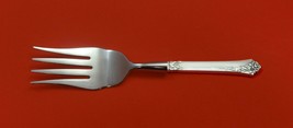 Damask Rose by Oneida Sterling Silver Buffet Fork HH WS Custom Made 8 1/2&quot; - £55.03 GBP