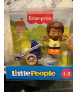 Fisher Price Little People Dad with Baby In Stroller *NEW* qq1 - £11.05 GBP