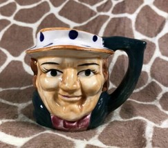 Vintage Miniature Ceramic Toby Style Face Mug Coffe Cup - 1960&#39;s - £11.01 GBP