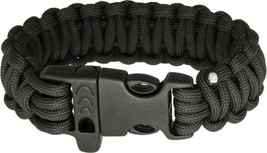 Survival Bracelet Black      Brand: Combat Ready     Item Number: CBR361 - £5.53 GBP