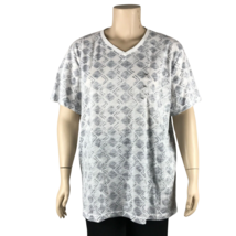 American Rag Women&#39;s Plus Size Short Sleeve Geo Print Inside Out T-Shirt Nwt 3XL - £10.44 GBP