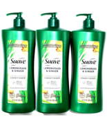 (3 Ct) Suave Lemongrass Ginger Strengthening Conditioner 28 Oz. Salon Qu... - £25.48 GBP