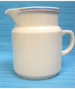 Creamer Pitcher Ceramic Modern Smooth White Design by Ten Strawberry Street - £15.84 GBP