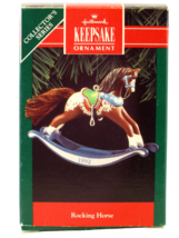 HALLMARK KEEPSAKE ORNAMENT ROCKING HORSE 1992 - $14.99