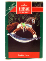 HALLMARK KEEPSAKE ORNAMENT ROCKING HORSE 1992 - £11.76 GBP