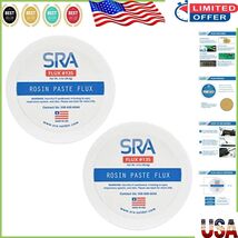 SRA Solder 135 No Clean Rosin Paste Soldering Flux - 2oz 2-Pack for Elec... - $37.18 CAD