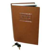 New BROWN Creative Key Lock Dictionary Book Hidden Safe Hide Cash Stuffs... - $23.99