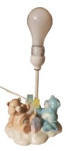 Vintage Care Bears 1980&#39;s Baby Bedside Lamp NO SHADE - £29.48 GBP