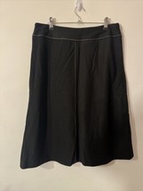 Gloria Vanderbilt Black A-Line Skirt Size 10 - £9.72 GBP