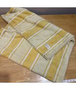 Lauren Ralph Lauren Fleece Yellow White Striped Blanket Throw 60 × 72 - €42,49 EUR