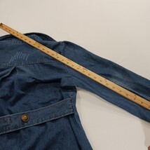 Women's Blue Denim Jacket Coat Pockets Size XL  image 8
