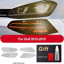Film headlamp tint taillight transparent smoke black tpu sticker for volkswagen vw golf thumb200