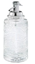 Pioneer Woman ~ Embossed Vintage Style Glass ~ AMELIA ~ CLEAR ~ Soap Dis... - $35.00