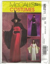 McCall&#39;s 5211 Sexy Witch, Angel, Medieval Costume Pattern Size 14 16 18 ... - £9.96 GBP