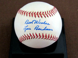 Lou Boudreau Best Wishes Cleveland Indians Signed Auto Vtg Oal Baseball PSA/DNA - £154.64 GBP