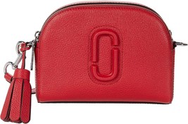 Marc Jacobs Shutter Leather Crossbody Double Zip Tassel Clutch ~NWT~ Red - £191.84 GBP