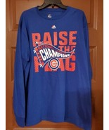 Chicago Cubs Majestic 2016 National League Champions Locker Room Long Sl... - $14.84