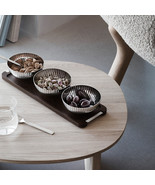 Bernadotte by Georg Jensen Stainless Steel and Oak Serving Tray with 3 B... - $241.31 CAD