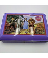 Vintage 1999 Purple  Wizard Of Oz Tin 14&quot;x9&quot; Barbie Lunchbox Container  - $20.35 CAD