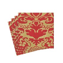 Caspari Palazzo Paper Guest Towel Napkins in Red, Two Packs of 15 - £9.02 GBP+