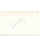 Don May Signed Autographed 3x5 Index Card - Basketball Great - £3.95 GBP