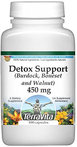 Detox Support - Burdock, Boneset and Walnut - 450 mg (100 capsules, ZIN: 511995) - $50.75