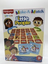 Fisher Price Make-A-Match Little People Game Memory Game Toy Ages 3+ COM... - $6.99