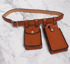 Famous Designer Fanny Pack Women Waist Bag High Quality Leather Belt Chest Bag S - £21.94 GBP